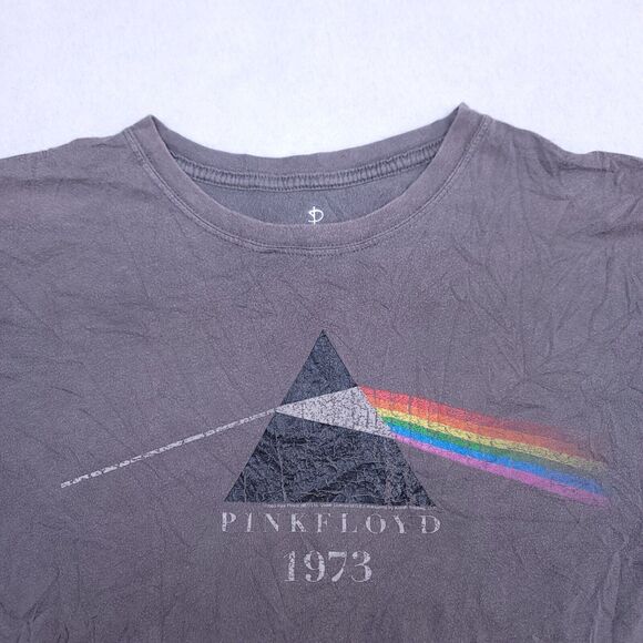 Pink Floyd 1973 Casual Graphic Short Sleeve T Shirt Adult Mens Size M Gray - Picture 1 of 12